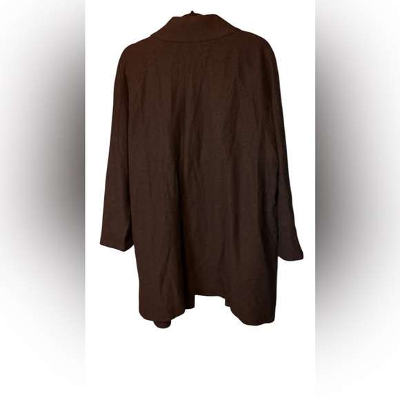 Cynthia Rowley 100% Wool Black Coat – Size 2X - Picture 5 of 6